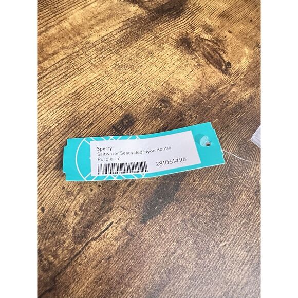 Sperry Women's Saltwater SeaCycled Nylon Duck Boots in Purple. Size 7. NWT! - Picture 12 of 14